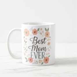 Taza con cita de corona floral | Taza de café de c