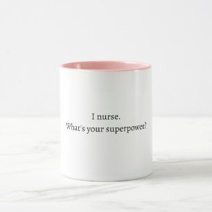 Taza con cita divertida de enfermera