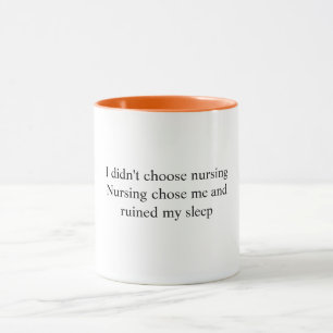 Taza con cita divertida de enfermera