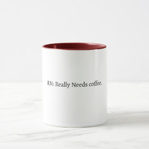 Taza con cita divertida de enfermera