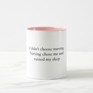 Taza con cita divertida de enfermera