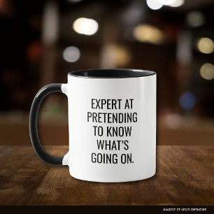 Taza con cita divertida de humor de papá