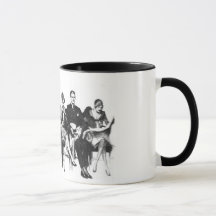 Taza con clase del bosquejo de la imagen del