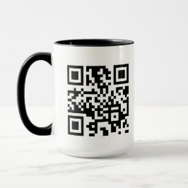 Taza con código QR personalizado