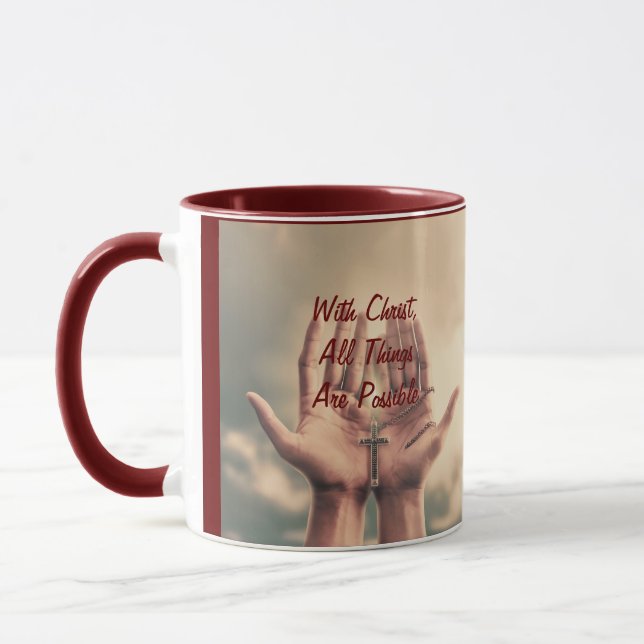Taza Con Cristo, Café Mug (Izquierda)