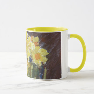 taza con detalle de 'Daffodils'