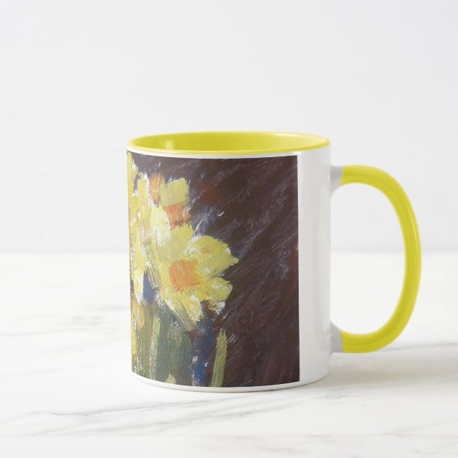 taza con detalle de 'Daffodils' (Derecha)