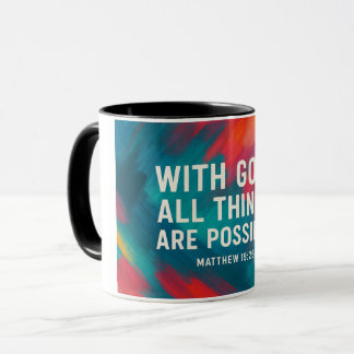 Taza Con Dios, todas las cosas son posibles