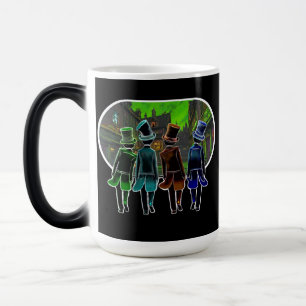Taza con diseño de sombrero de copa