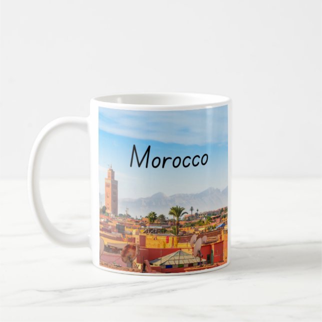 taza con diseño marroquí, regalo (Izquierda)