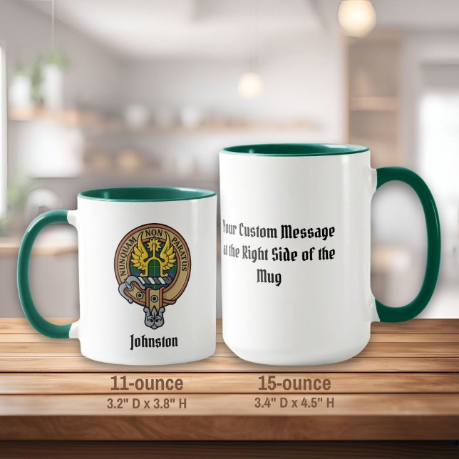 Taza con el emblema del Clan Johnston (Subido por el creador)