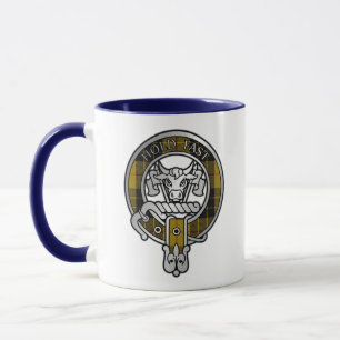 Taza con el emblema y tartán del clan MacLeod