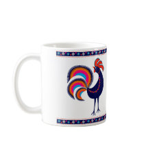 taza con el gallo