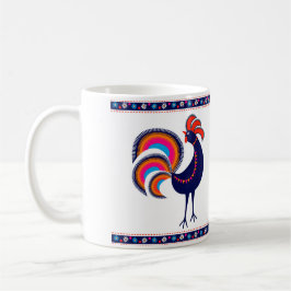 taza con el gallo