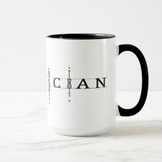 Taza con el logotipo del "estadístico"