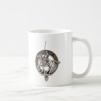 Taza con el mapa del escudo y del tartán de la
