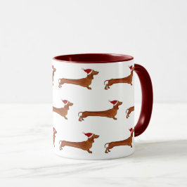 Taza con el modelo del dachshund