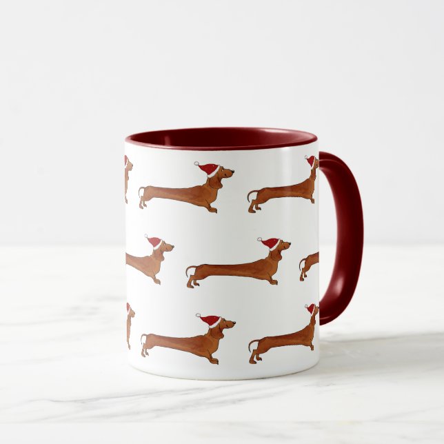 Taza con el modelo del dachshund (Anverso derecho)