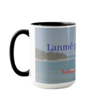 Taza con el Proverbio Haitiano Lanmè Pa Kenbe Kras