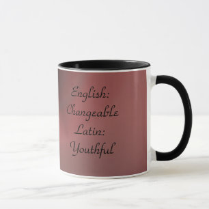 Taza con el significado y origen del nombre Julia