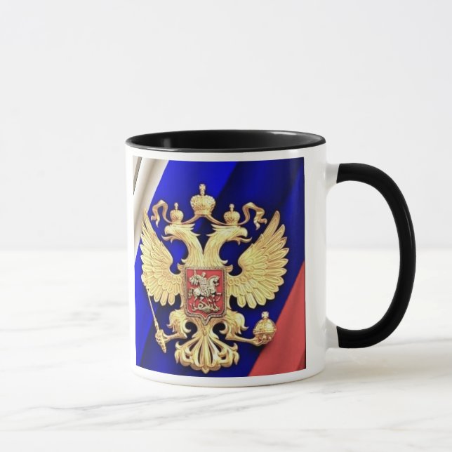 Taza con Escudo de Armas Ruso (Derecha)