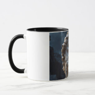 Taza con estatua del dios griego - Taza con busto