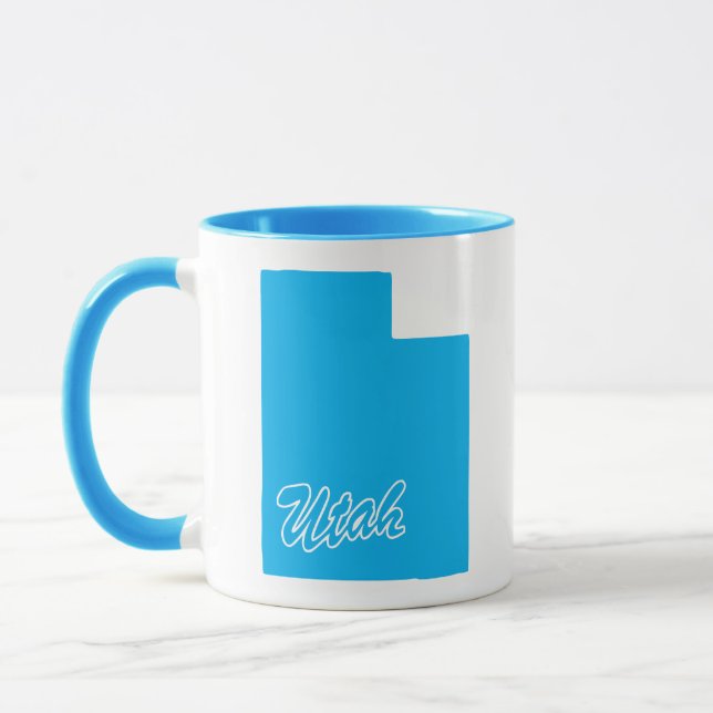 Taza con forma del estado de Utah (Izquierda)