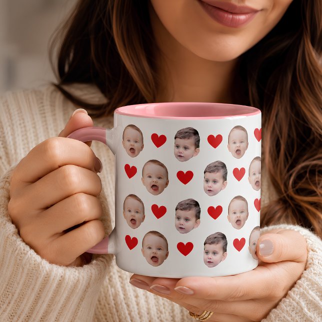Taza con foto de cara de bebé personalizada | Rega (Subido por el creador)