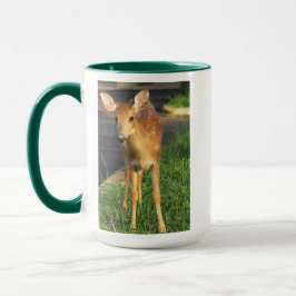 Taza con foto de ciervo