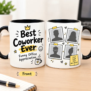 Taza con Foto Personalizada Mejor Compañero de Tra