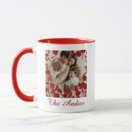 Taza con Foto Unida por Apellido