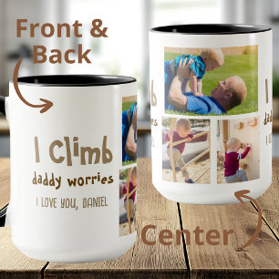 Taza con Foto 'Yo Trepo Papá se Preocupa'