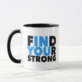 Taza con Frase Motivacional Fuerte