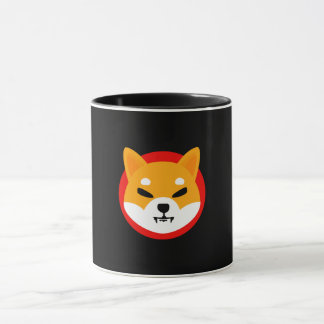 Taza con imagen solo del logotipo de Shiba Inu