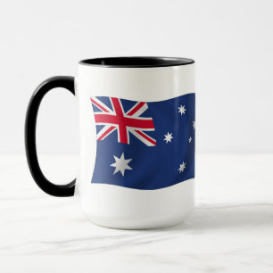 Taza con la bandera de Australia