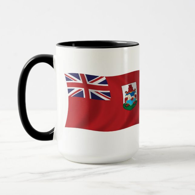 Taza con la bandera de Bermudas (Izquierda)