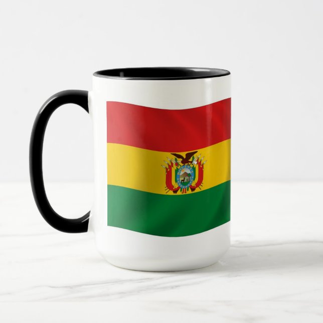 Taza con la bandera de Bolivia (Izquierda)