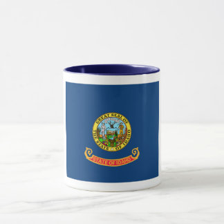 Taza con la bandera de Idaho