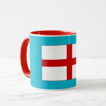Taza con la bandera de Inglaterra