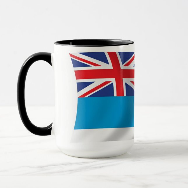 Taza con la bandera de la Dependencia de Ross (Izquierda)