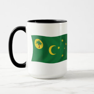 Taza con la bandera de las Islas Cocos
