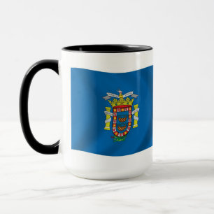 Taza con la bandera de Melilla