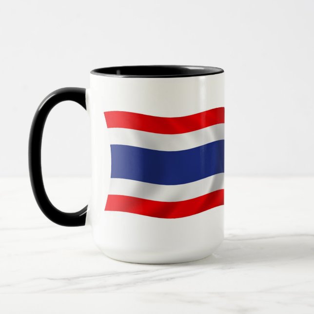 Taza con la bandera de Tailandia (Izquierda)
