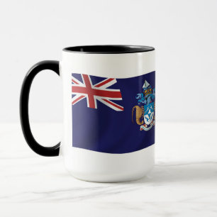 Taza con la bandera de Tristan Da Cunha