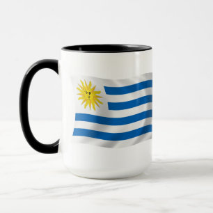Taza con la Bandera de Uruguay