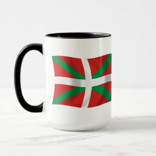 Taza con la bandera del pueblo vasco