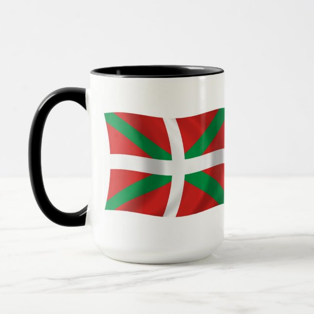 Taza con la bandera del pueblo vasco (Izquierda)