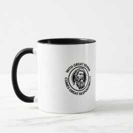 Taza Con la barba grande llega la gran responsabilidad