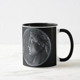 Taza con la decoración de la moneda - Italia 20