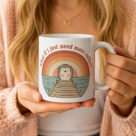 Taza con lema para la mañana de café del divertido